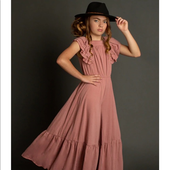 Joyfolie Other - Joyfolie Sylvi Jumpsuit Romper, Rose Pink Dusty Orchid, girls 7, New with Tags